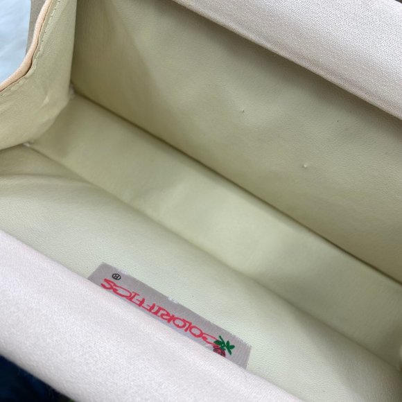 Dyeables by Highlights Light Beige Heels 7.5 w/ Matching Colorifics Purse - Picture 8 of 13